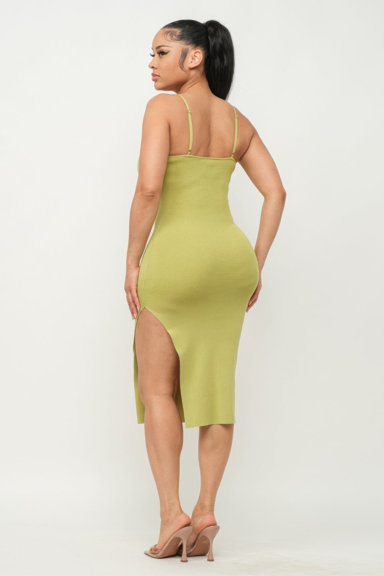 Side Slit Cami Dress-Product Type | Naughty Smile Fashion