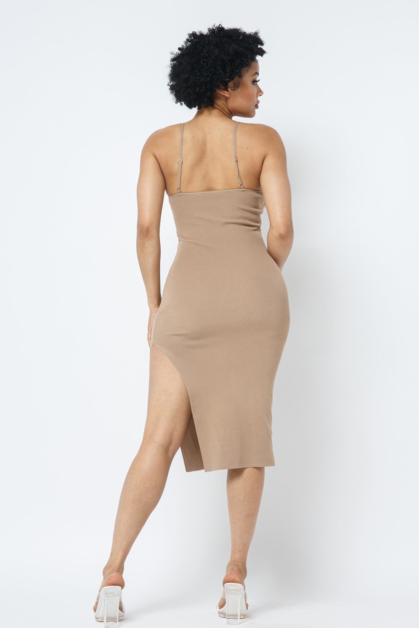 Side Slit Cami Dress-Product Type | Naughty Smile Fashion