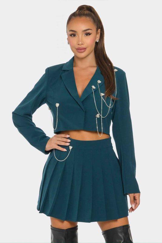 New Arrival – Pleated Skirt Set – New Arrival Now Live