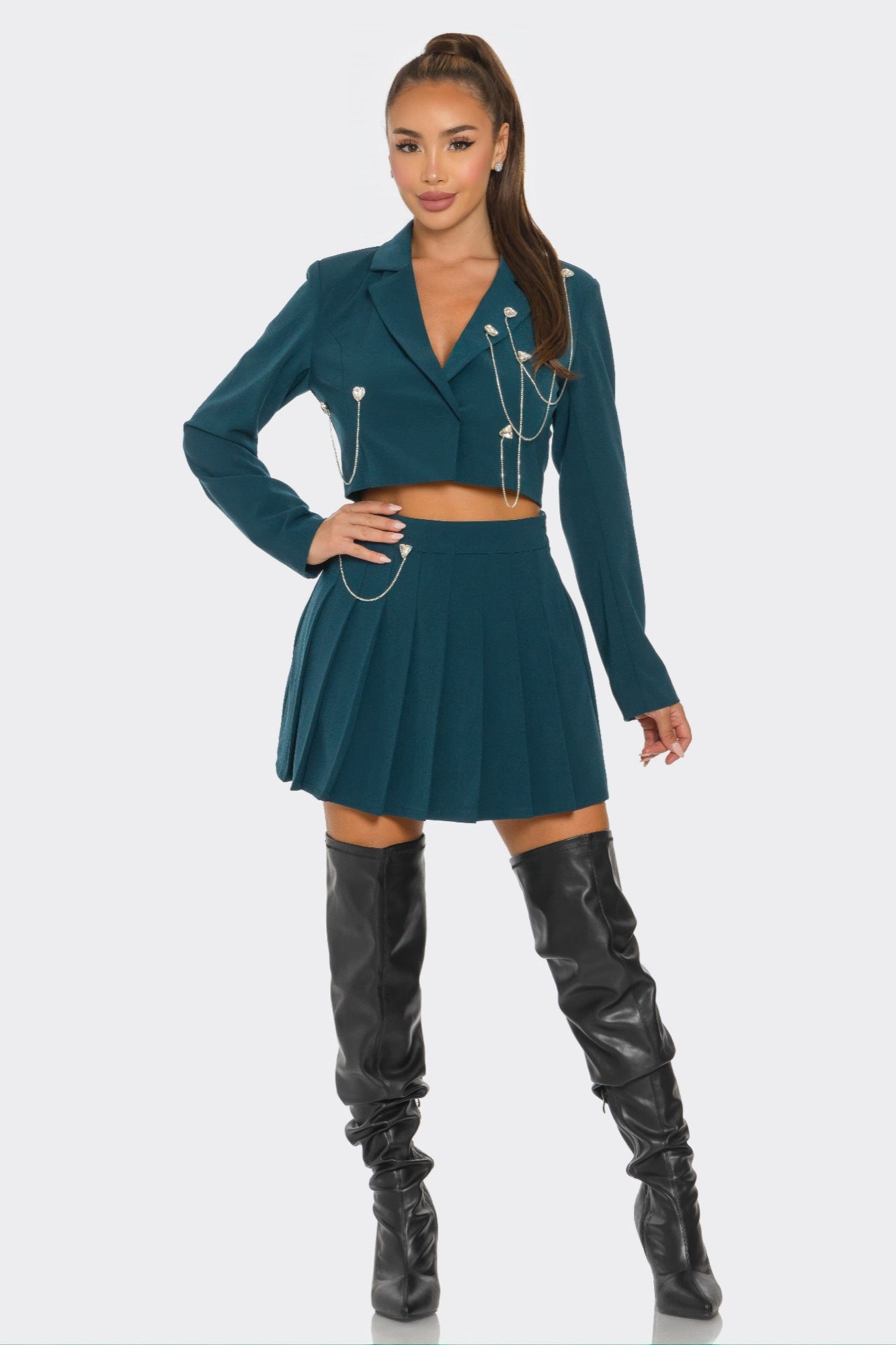Pleated Skirt Set-Product Type | Naughty Smile Fashion