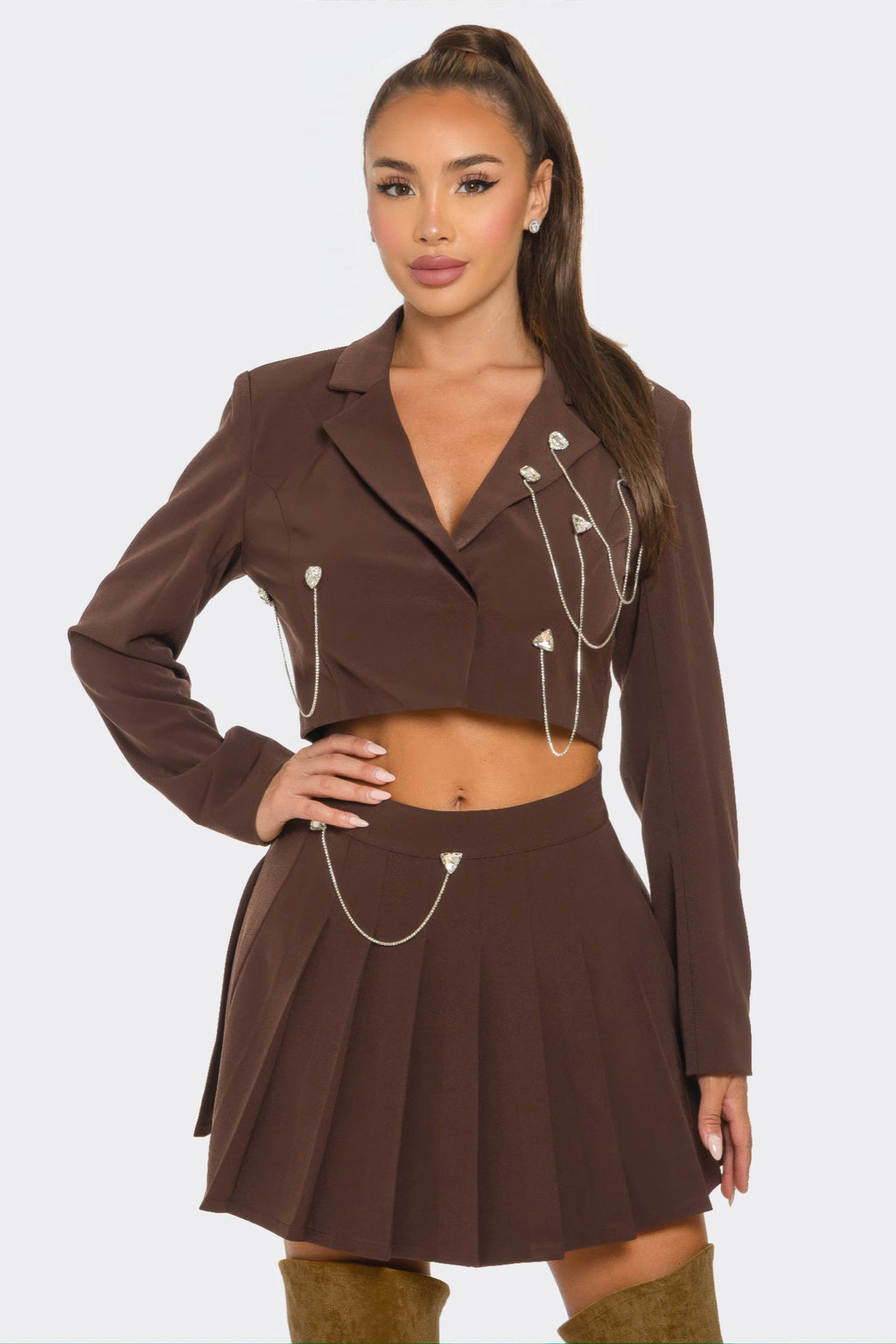 Pleated Skirt Set-Product Type | Naughty Smile Fashion