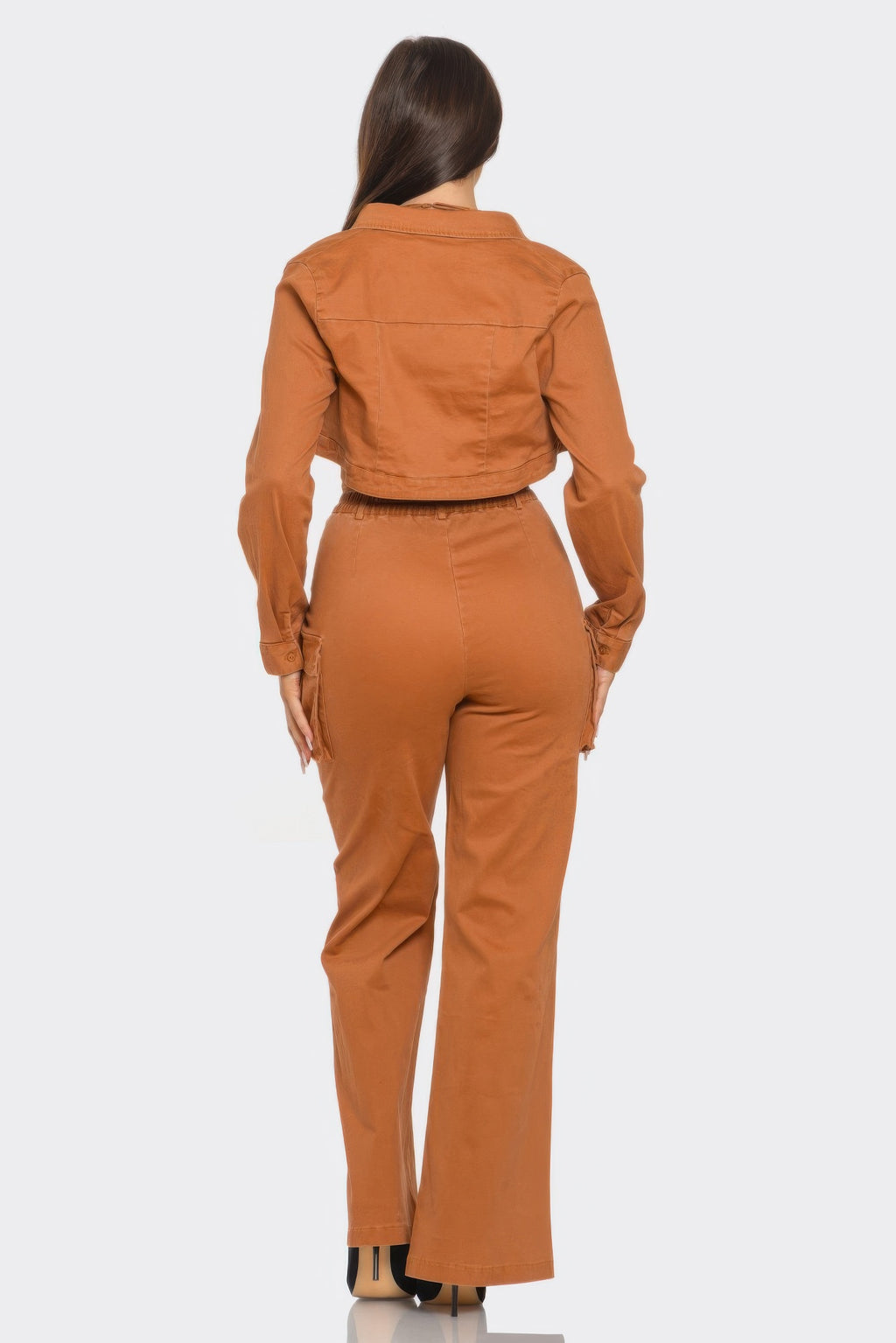 Crop Jacket 3pcs Set-Product Type | Naughty Smile Fashion