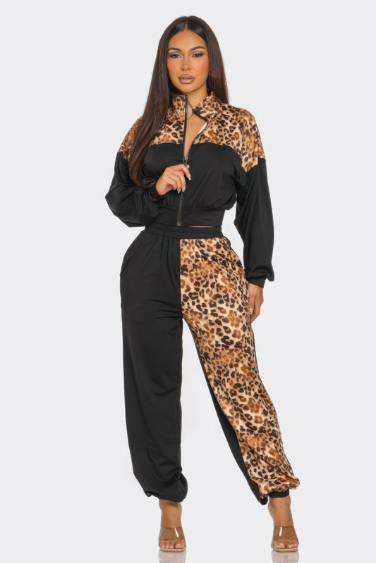 New Arrival – Animal Print Jogger  Set – New Arrival Now Live
