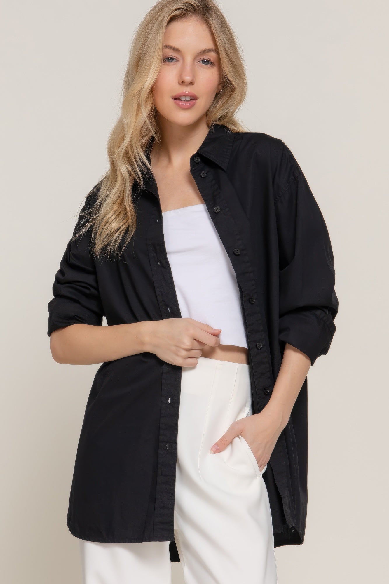 New Arrival – Long Sleeve Loose Fit Shirt – New Arrival Now Live