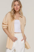 Long Sleeve Loose Fit Shirt-Product Type | Naughty Smile Fashion