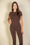 Short Sleeve Round Neck T Shirt-Product Type | Naughty Smile Fashion