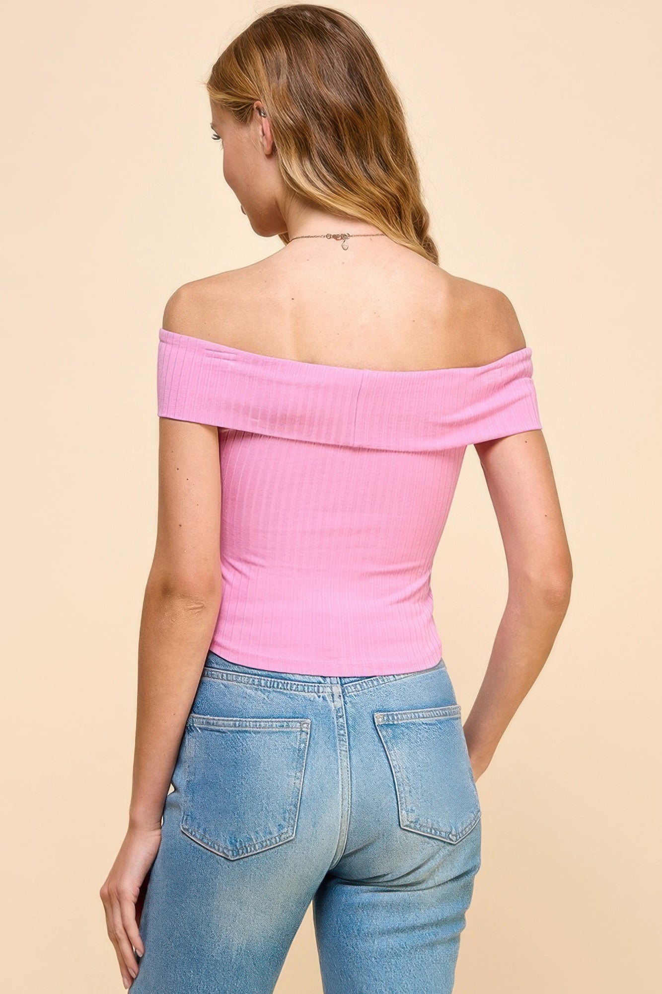 Off Shoulder Ribbed Top-Product Type | Naughty Smile Fashion