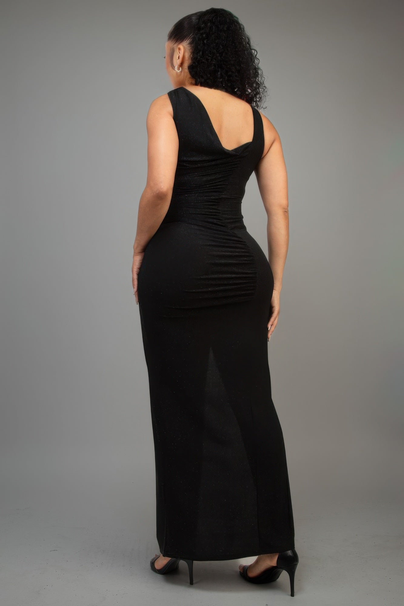 Glitter Slitted Dress-Product Type | Naughty Smile Fashion