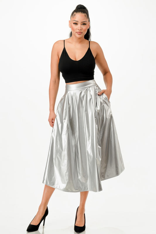 New Arrival – Midi Skirt With Pockets – New Arrival Now Live