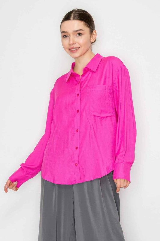 New Arrival – Button Down Collared Linen Shirt – New Arrival Now Live