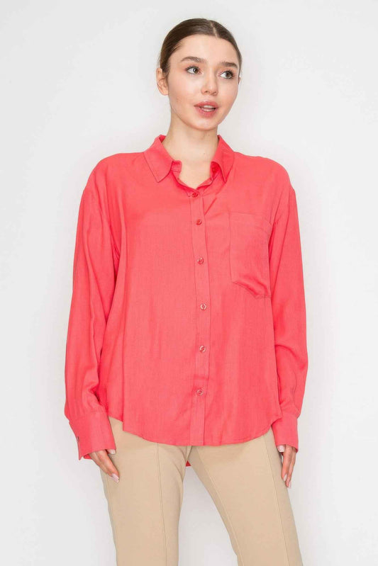New Arrival – Button Down Collared Linen Shirt – New Arrival Now Live