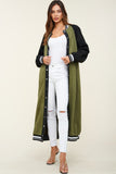 Maxi Faux Suede Jacket