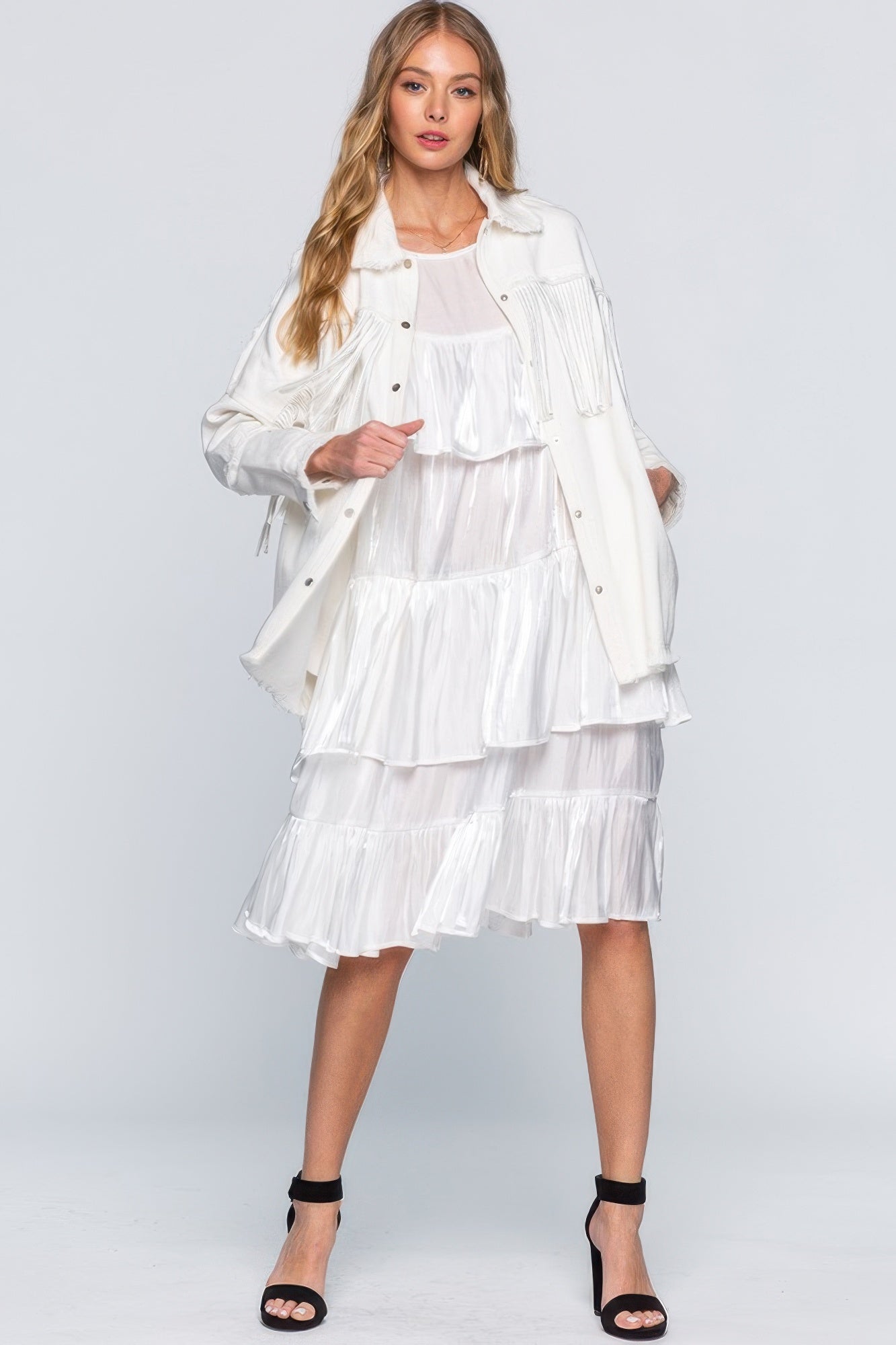 New Arrival – Ruffle Midi Dress – New Arrival Now Live