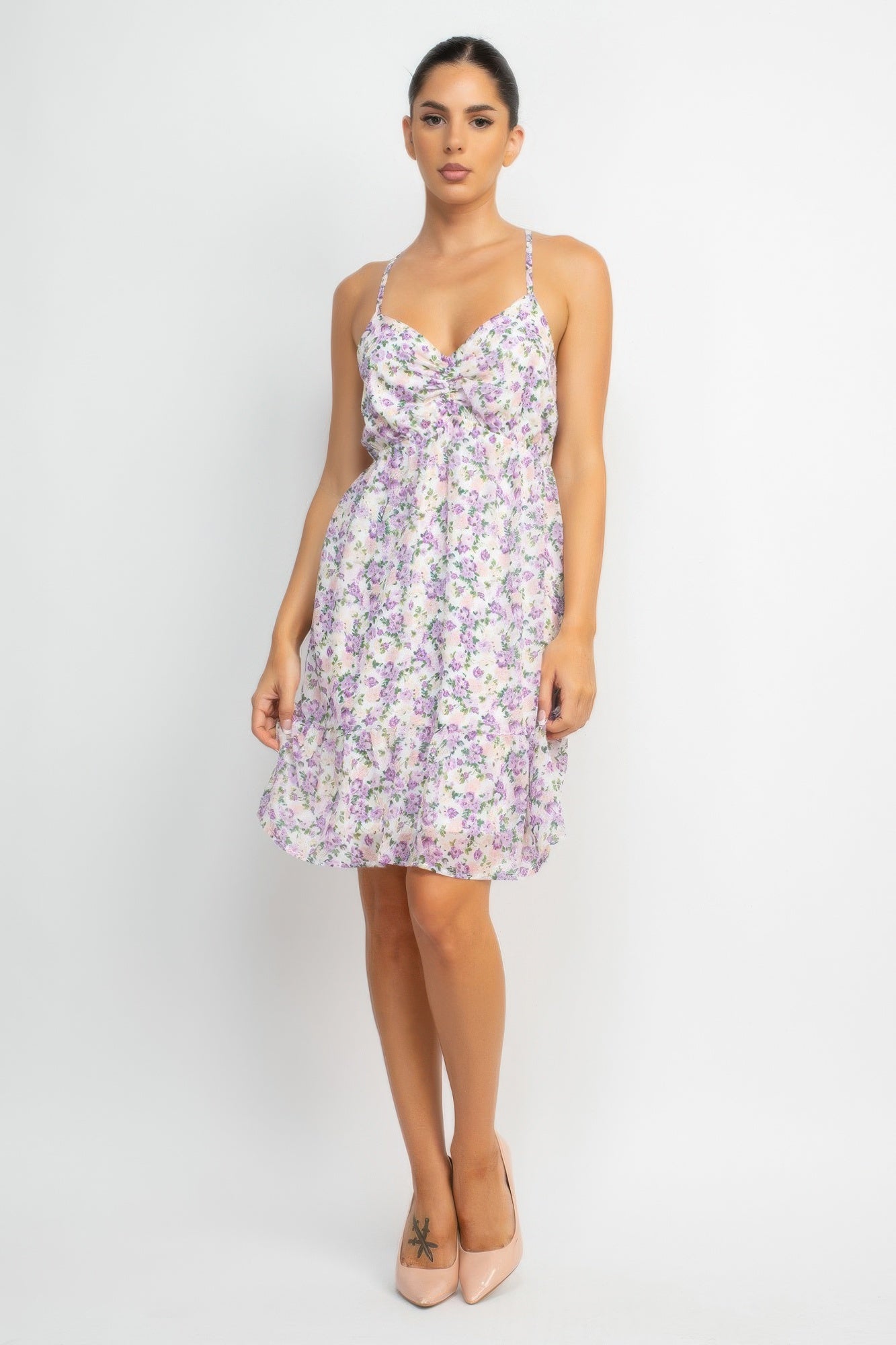 Double Strap Back Mini Dress-Product Type | Naughty Smile Fashion