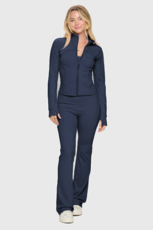 New Arrival – Premium Yoga Jacket W/jumpsuit Set – New Arrival Now Live