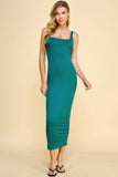 Square Neck Tank Maxi Dress