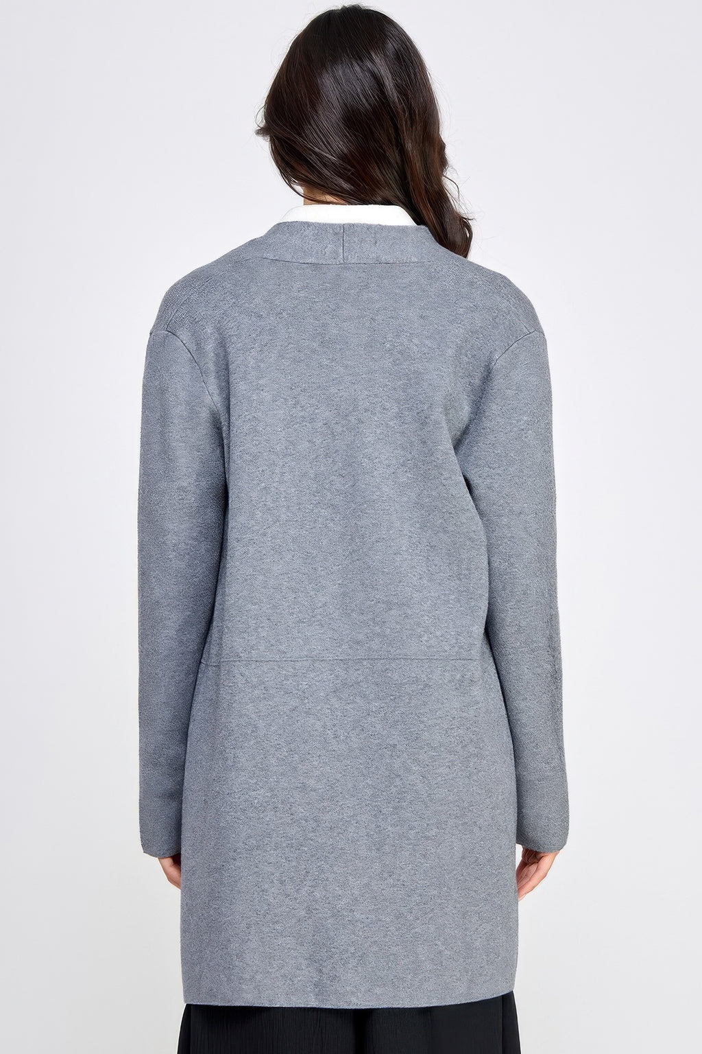 Basic Soft Long Line Open Front Sweater Cardigan-Product Type | Naughty Smile Fashion