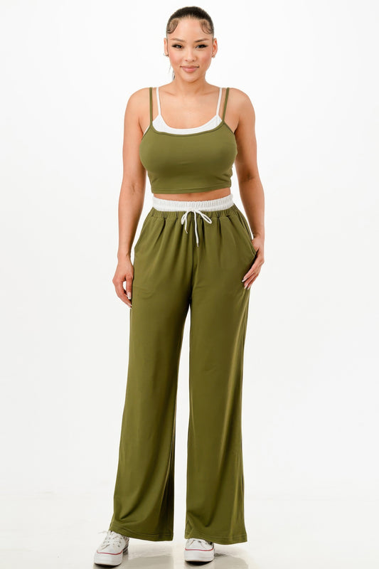New Arrival – Tank Top And Sweatpant Set – New Arrival Now Live