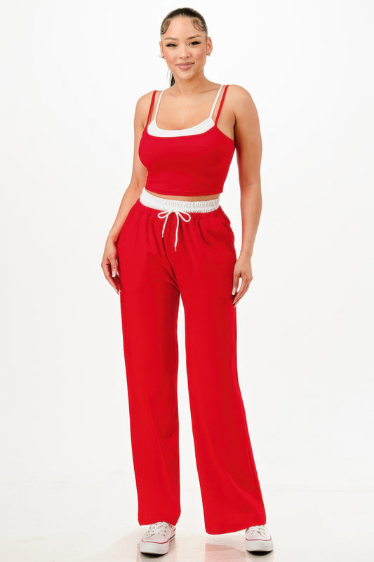 New Arrival – Tank Top And Sweatpant Set – New Arrival Now Live