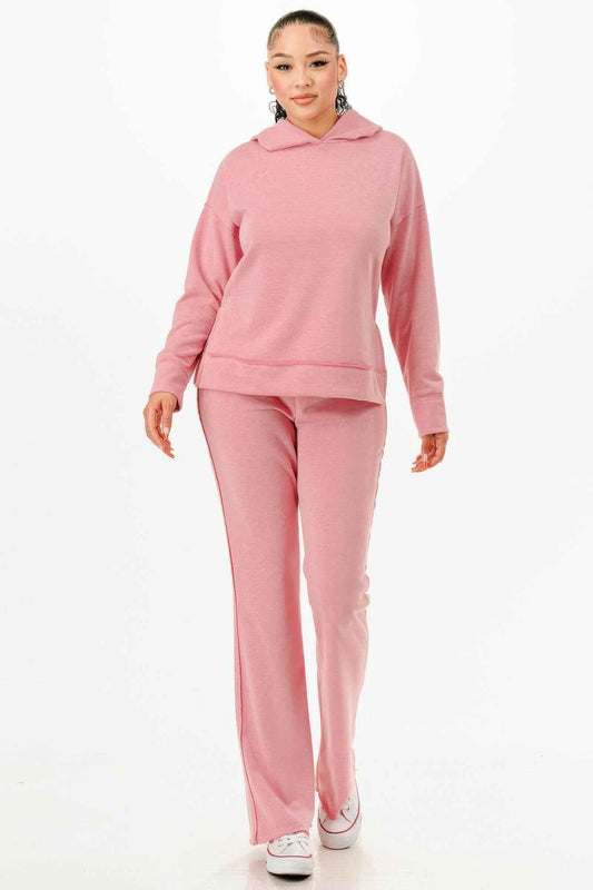 New Arrival – Washed Sweat Two-piece Set – New Arrival Now Live