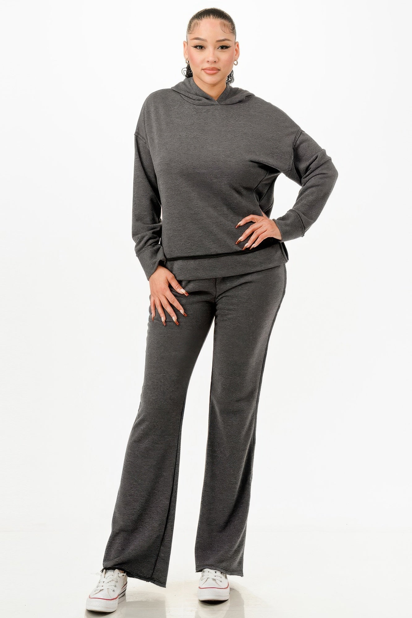 New Arrival – Washed Sweat Two-piece Set – New Arrival Now Live