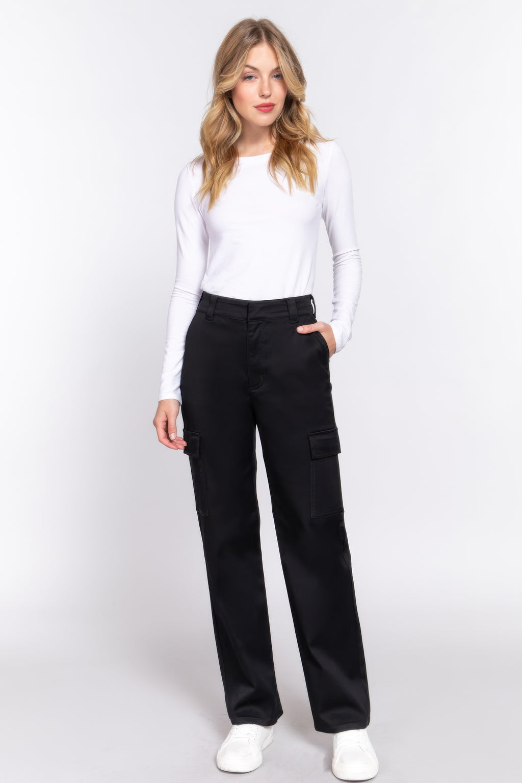 Straight Fit Long Pants-Product Type | Naughty Smile Fashion