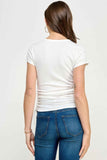 Side Ruched Detail Top