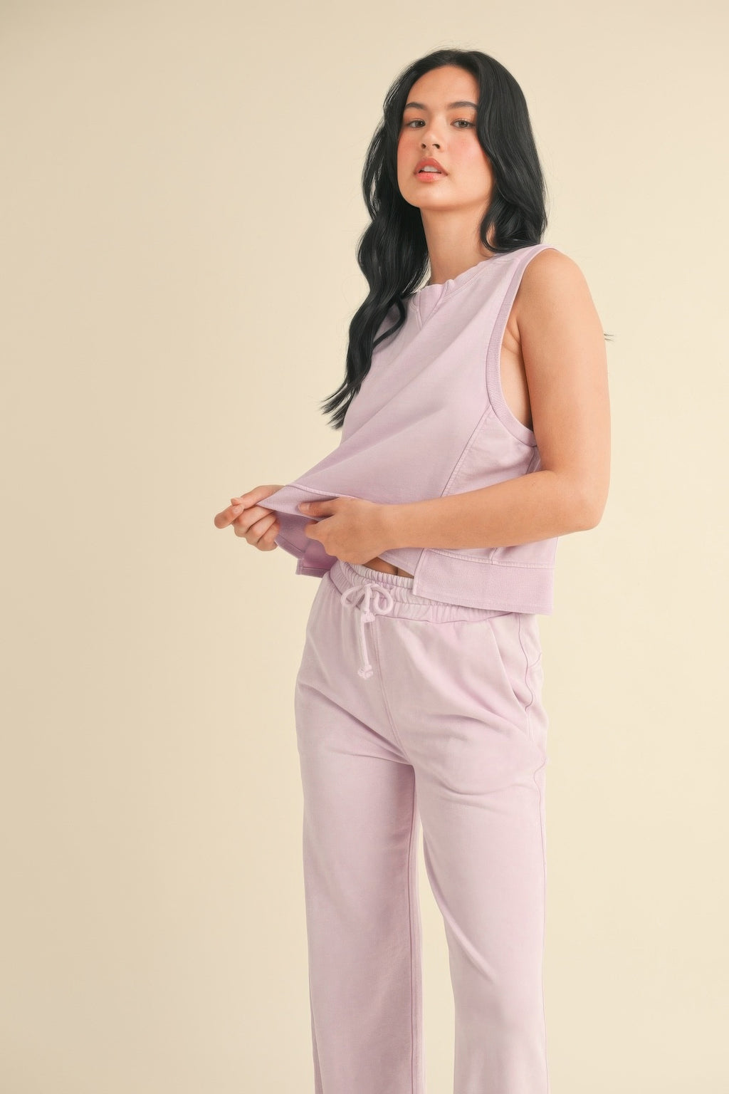 Mineral Wash Sleeveless Top-Product Type | Naughty Smile Fashion
