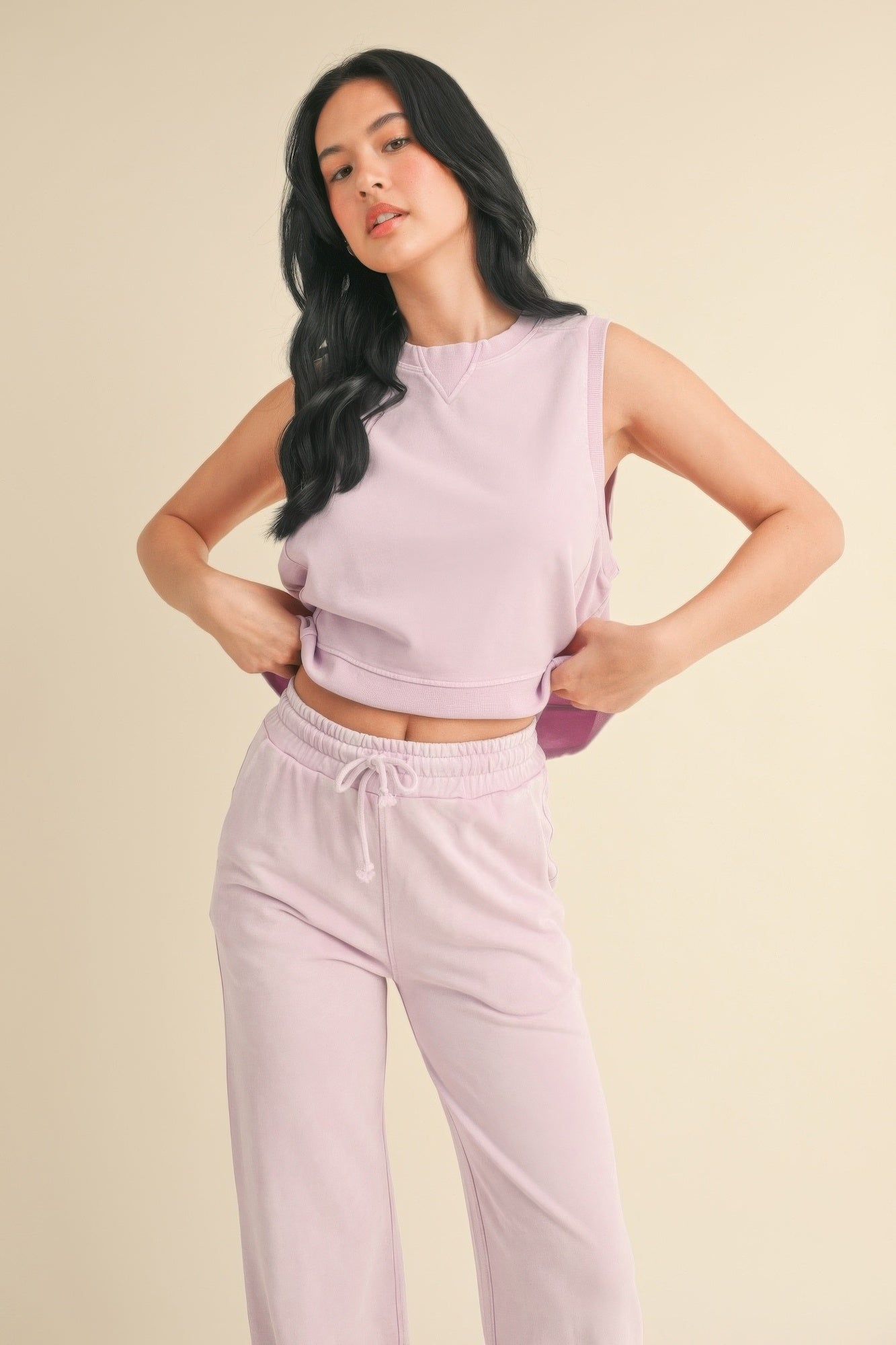 Mineral Wash Sleeveless Top-Product Type | Naughty Smile Fashion