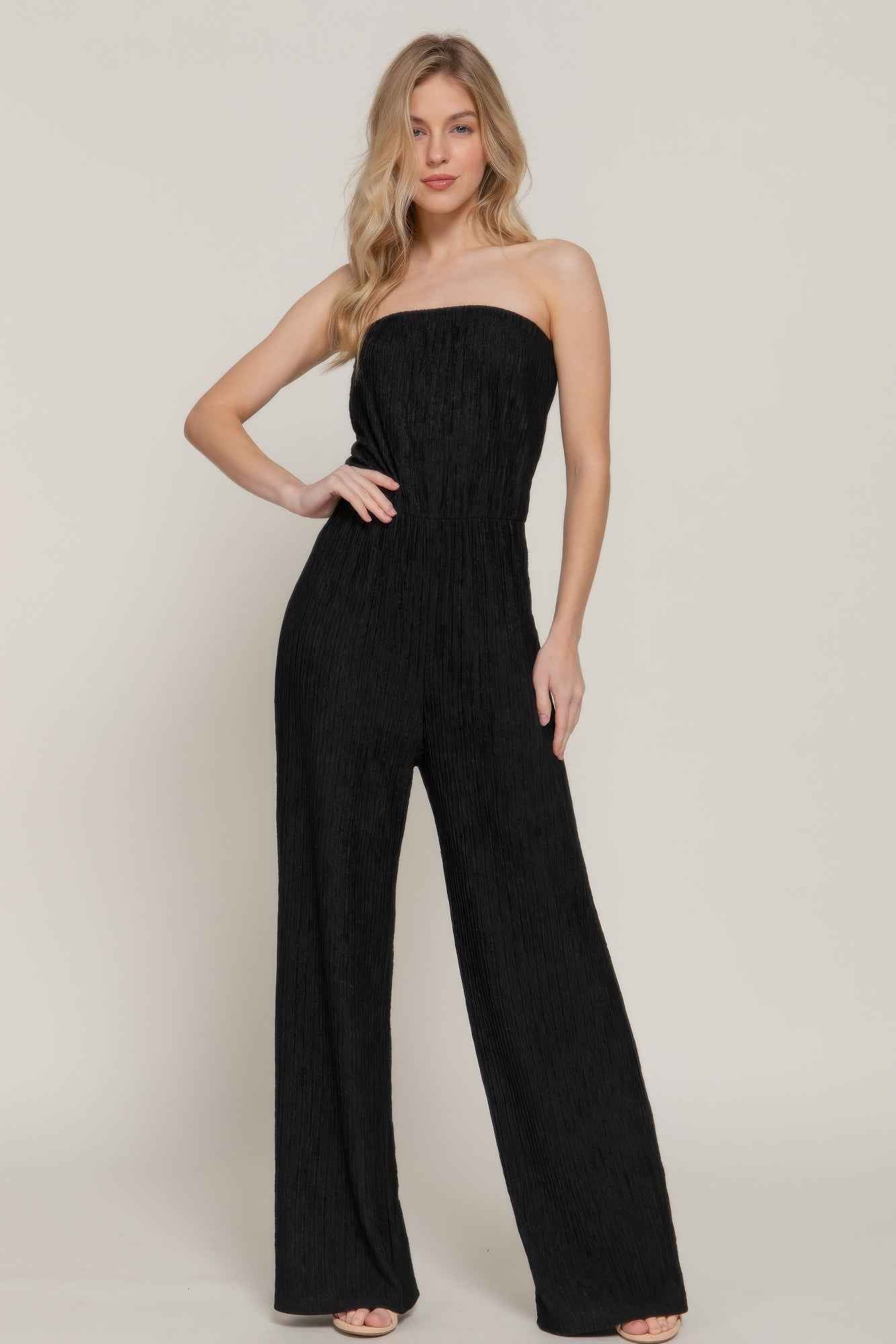 New Arrival – Crinkle Knit Tube Jumpsuit – New Arrival Now Live