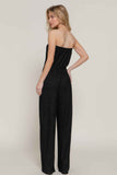 Crinkle Knit Tube Jumpsuit