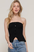 Button Down Tube Spring Sweater-Product Type | Naughty Smile Fashion