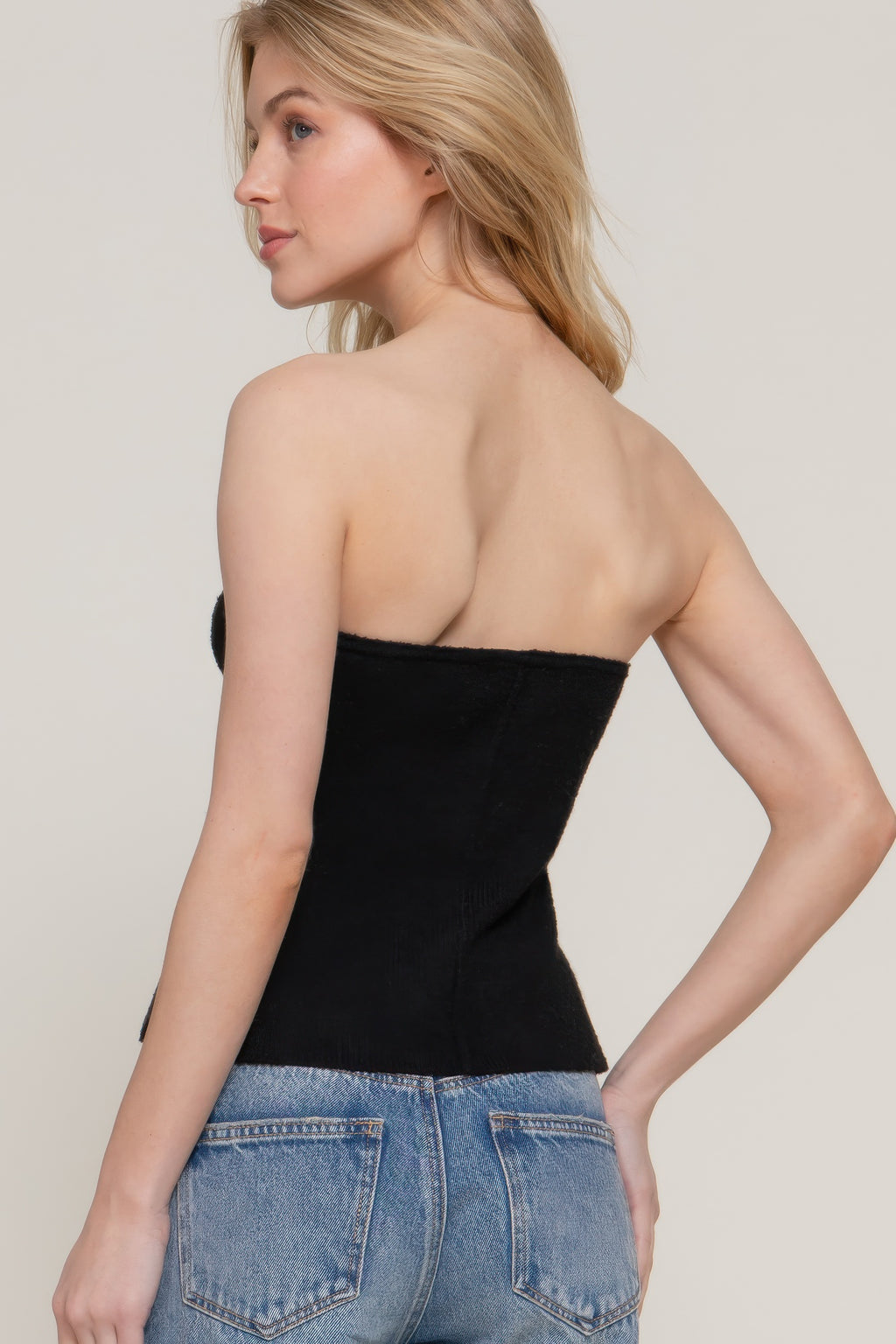 Button Down Tube Spring Sweater-Product Type | Naughty Smile Fashion