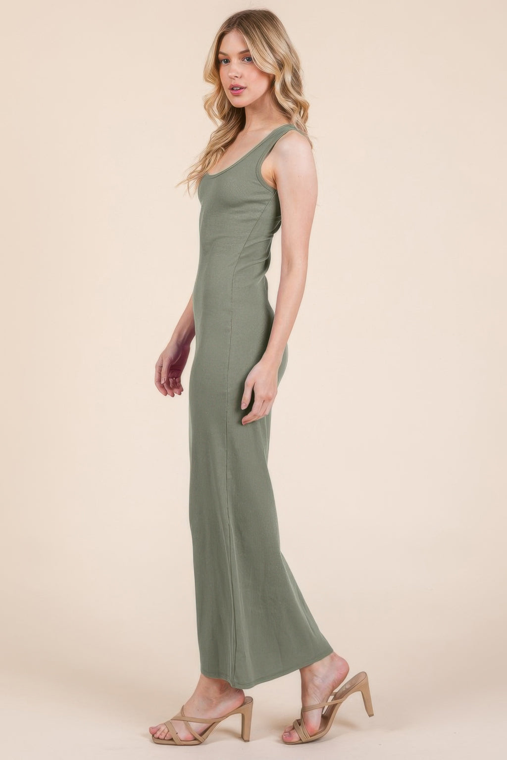 Sleeveless Rib Maxi Dress-Product Type | Naughty Smile Fashion