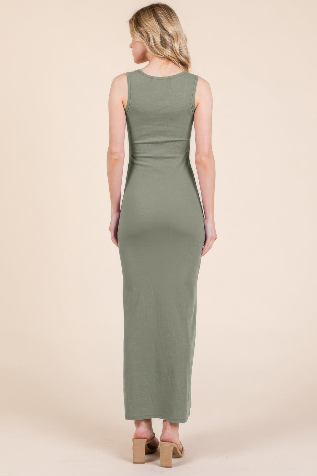 Sleeveless Rib Maxi Dress-Product Type | Naughty Smile Fashion