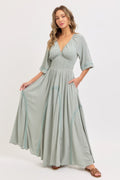 Romantic Flowy Maxi Dress-Product Type | Naughty Smile Fashion