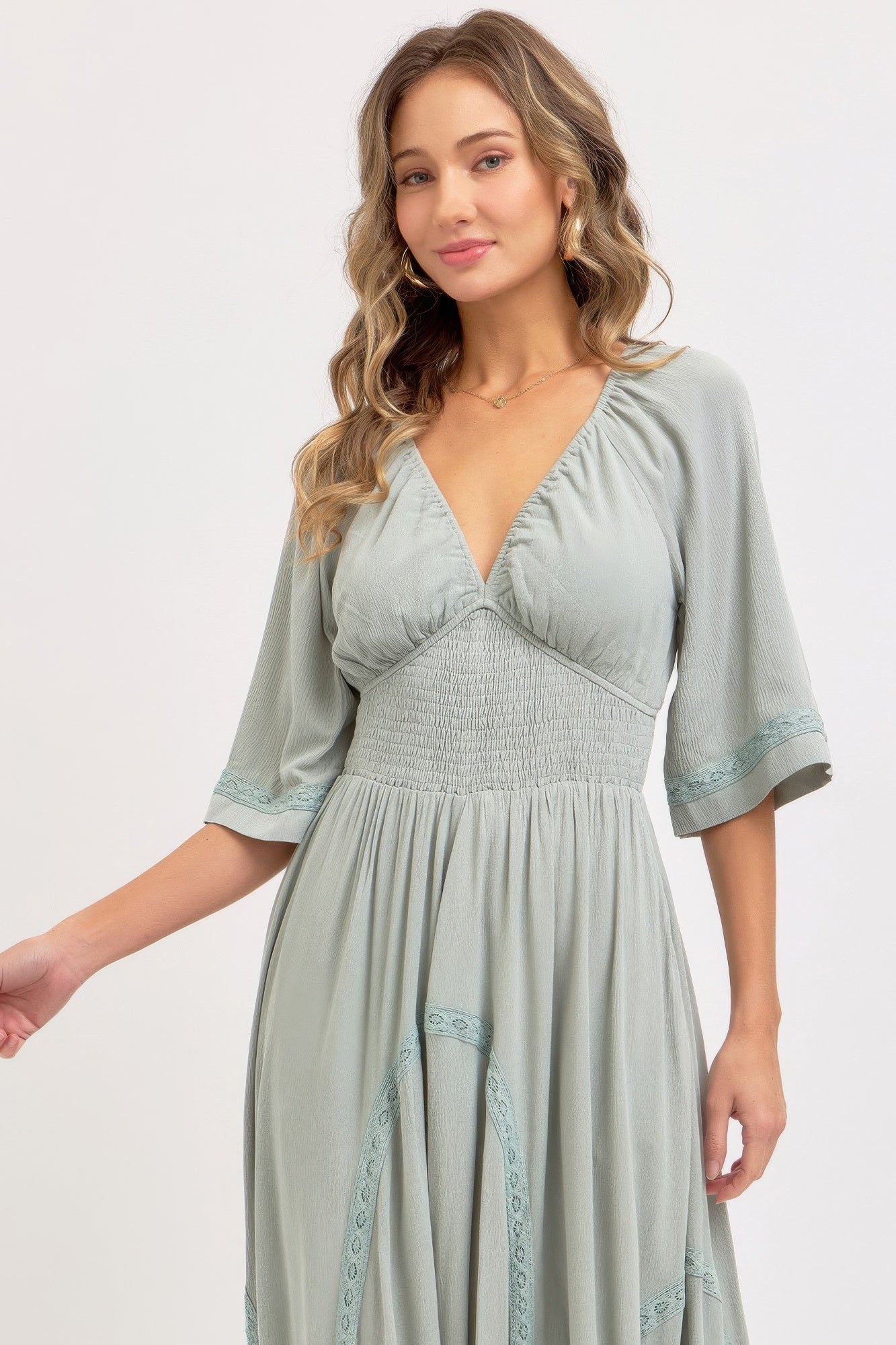 Romantic Flowy Maxi Dress-Product Type | Naughty Smile Fashion