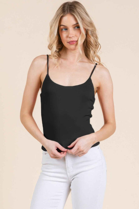 New Arrival – Basic Double Layers Fitted Cami Top – New Arrival Now Live