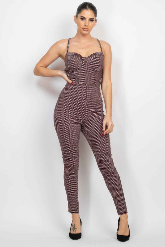 New Arrival – Plaid Sleeveless Zippered Jumpsuit – New Arrival Now Live