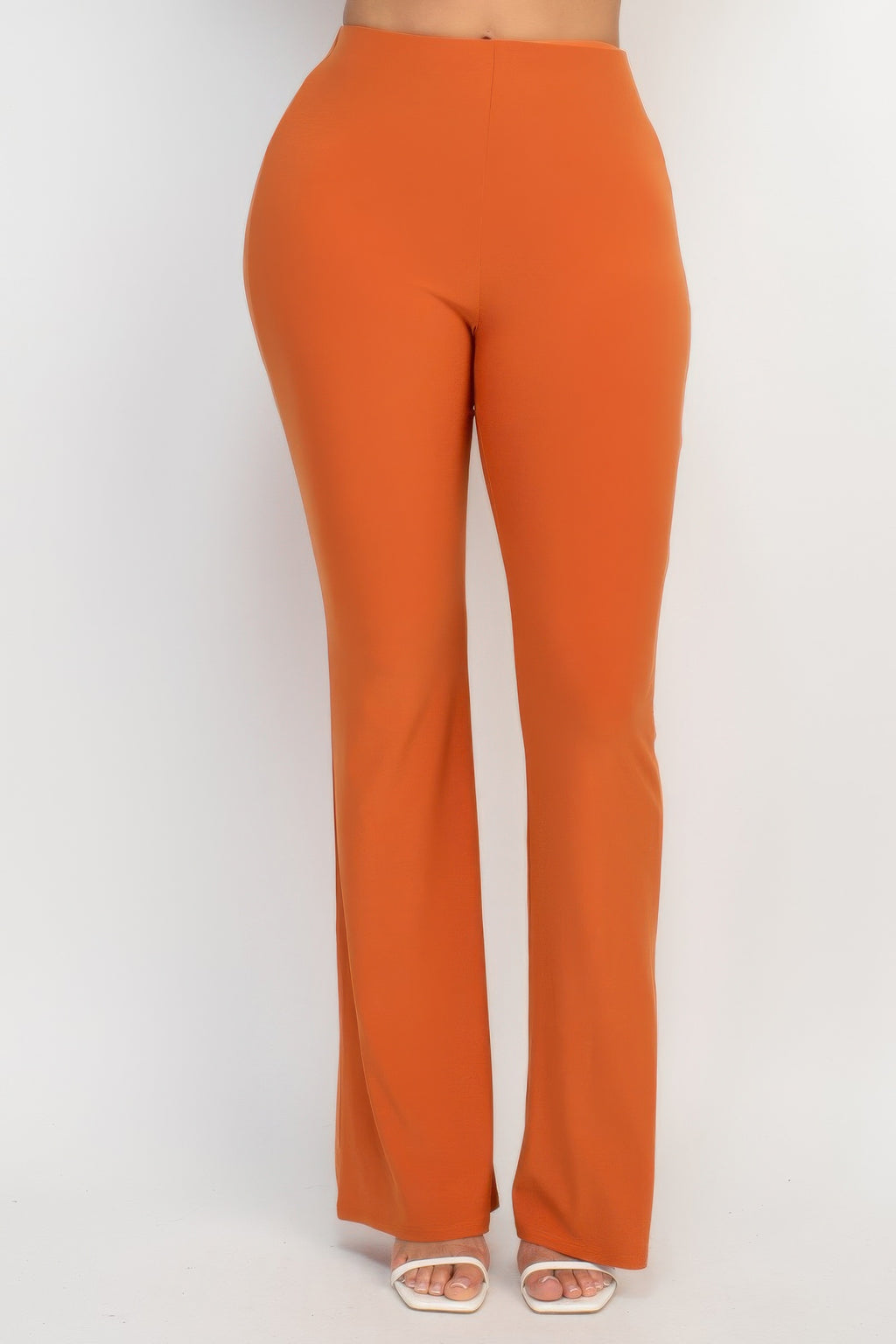 Fit And Flare Elastic Casual Pants-Product Type | Naughty Smile Fashion