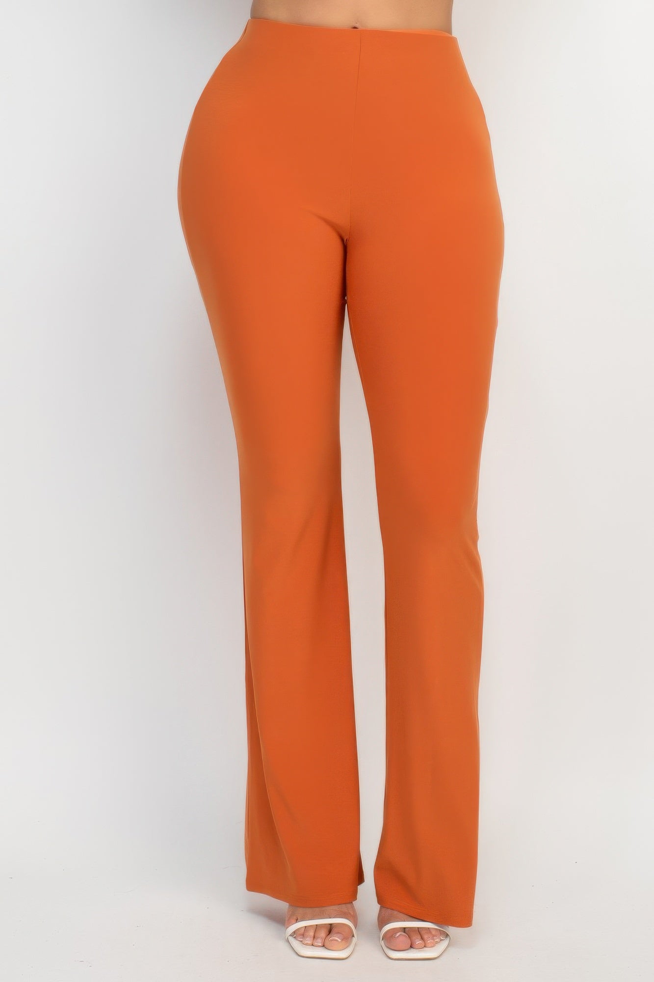Fit And Flare Elastic Casual Pants-Product Type | Naughty Smile Fashion