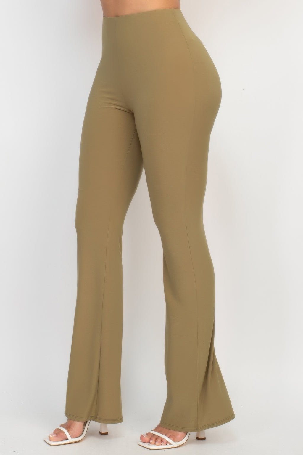 Fit And Flare Elastic Casual Pants-Product Type | Naughty Smile Fashion