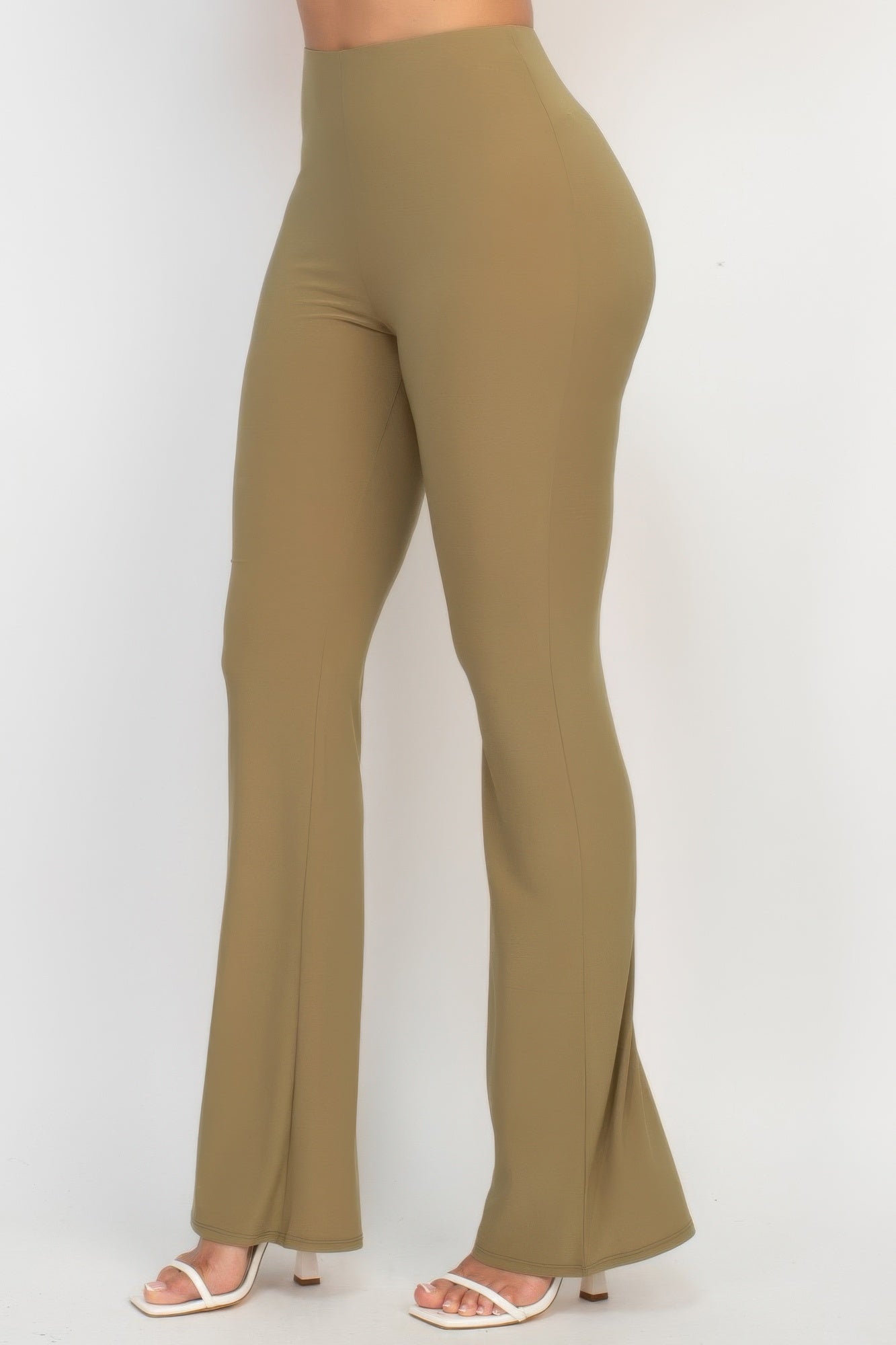 Fit And Flare Elastic Casual Pants-Product Type | Naughty Smile Fashion