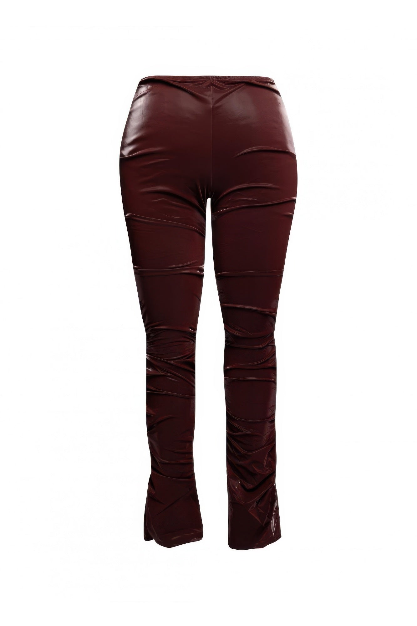New Arrival – Plus Size Velvet Pu Ruched Pants – Stylish & Comfortable – New Arrival Now Live