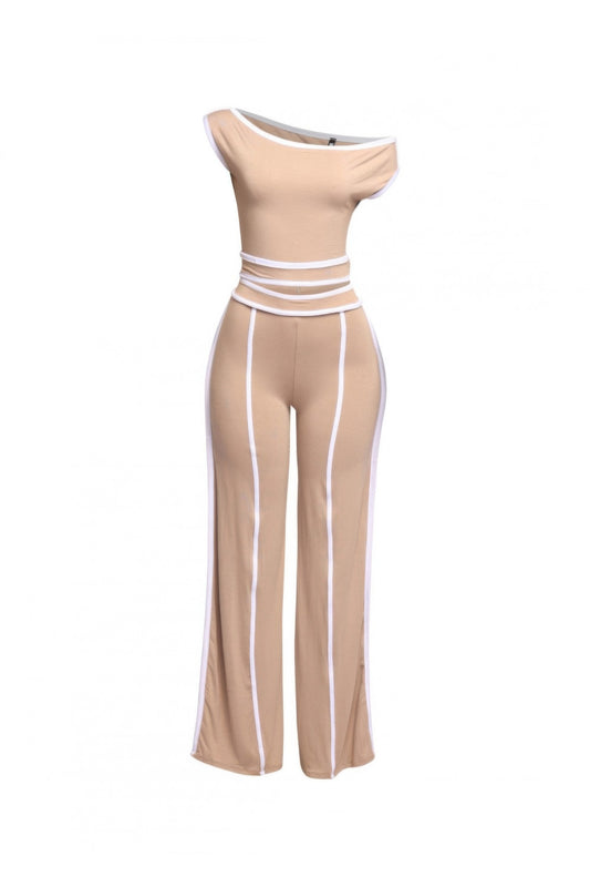 New Arrival – Color Contrast Detailed Off Shoulder Set – New Arrival Now Live