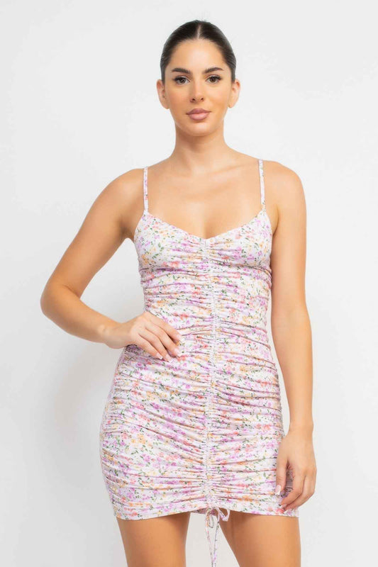New Arrival – Ruched Floral Cami Dress – New Arrival Now Live