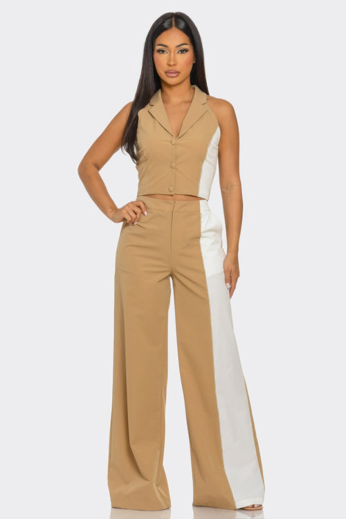 2 Pcs Color Block Set-Product Type | Naughty Smile Fashion