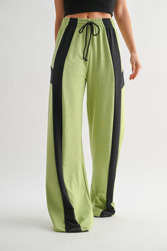 New Arrival – Color Block Wide Leg Lounge Pants – New Arrival Now Live