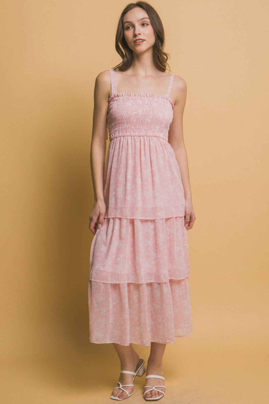 New Arrival – Tiered Midi Floral Dress – New Arrival Now Live
