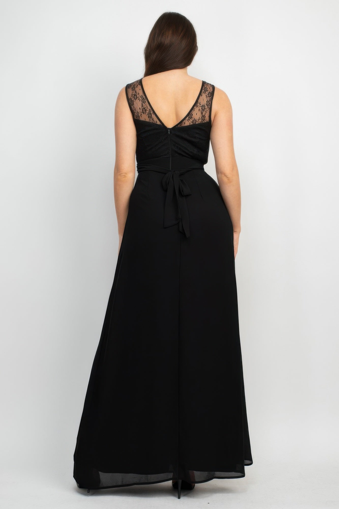 Jewel Waist-tie Lace Maxi Dress-Product Type | Naughty Smile Fashion